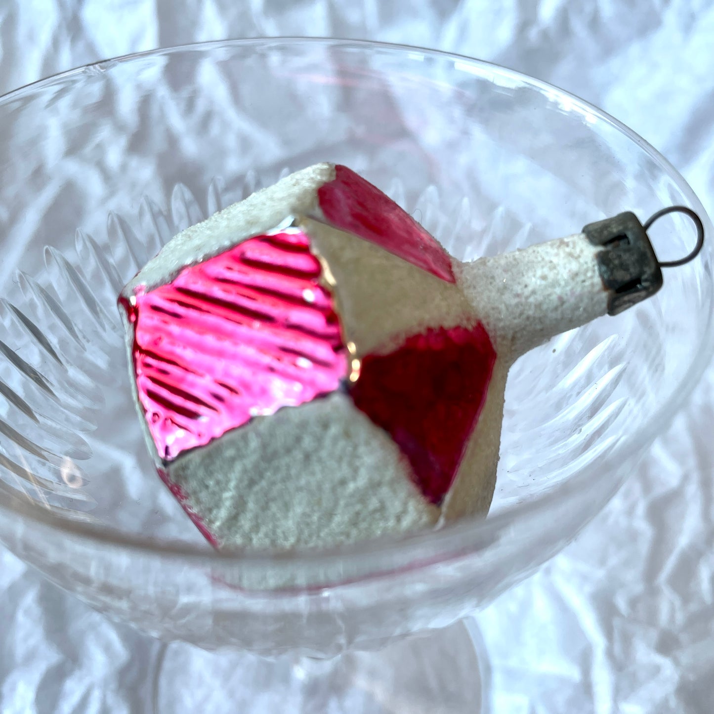 Vintage octagonal prism bauble