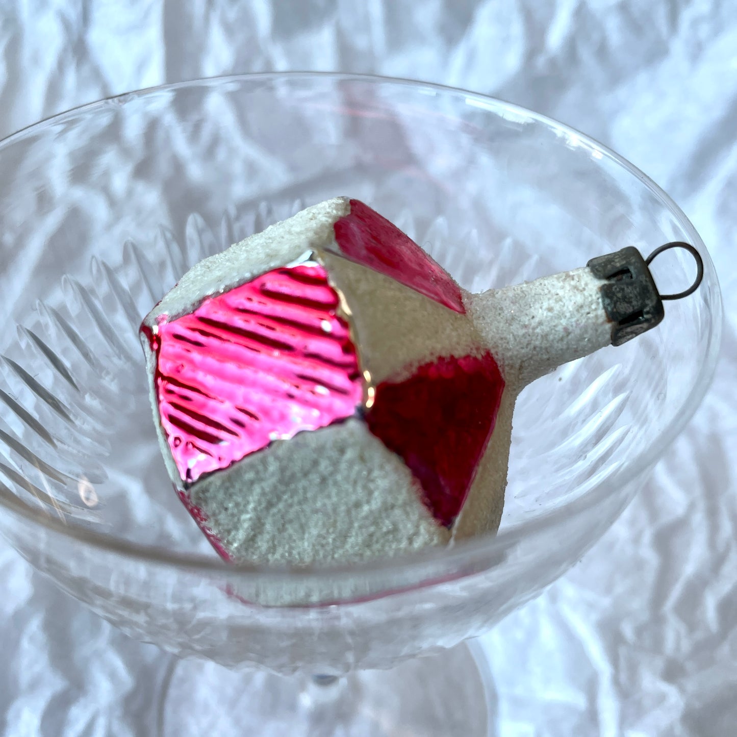 Vintage octagonal prism bauble