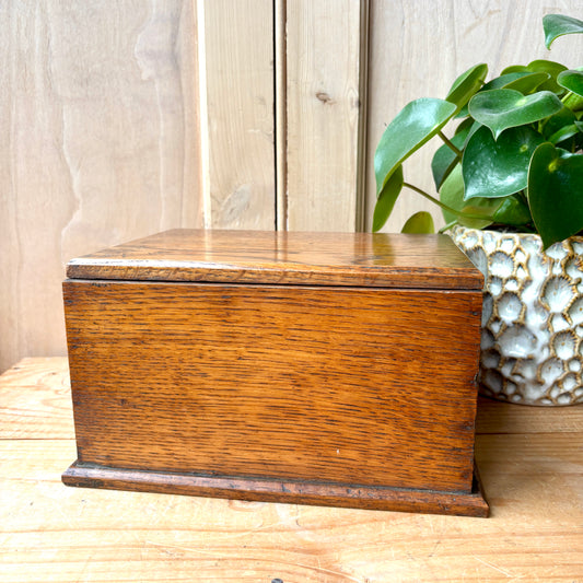 Vintage Oak wooden box