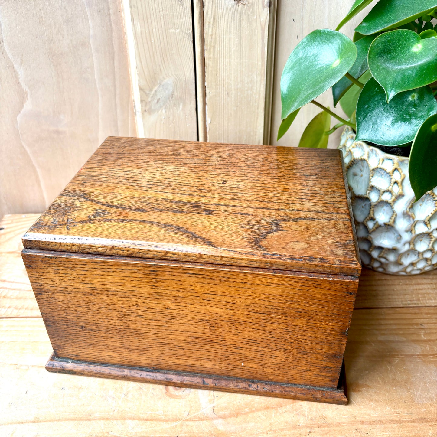 Vintage Oak wooden box