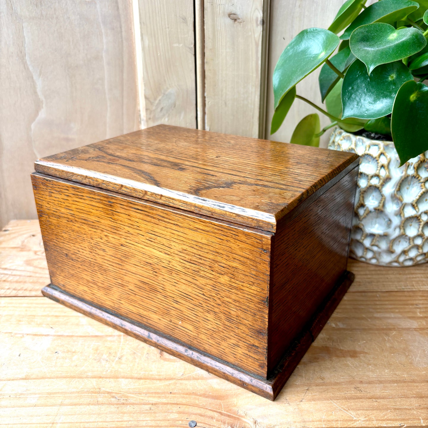 Vintage Oak wooden box