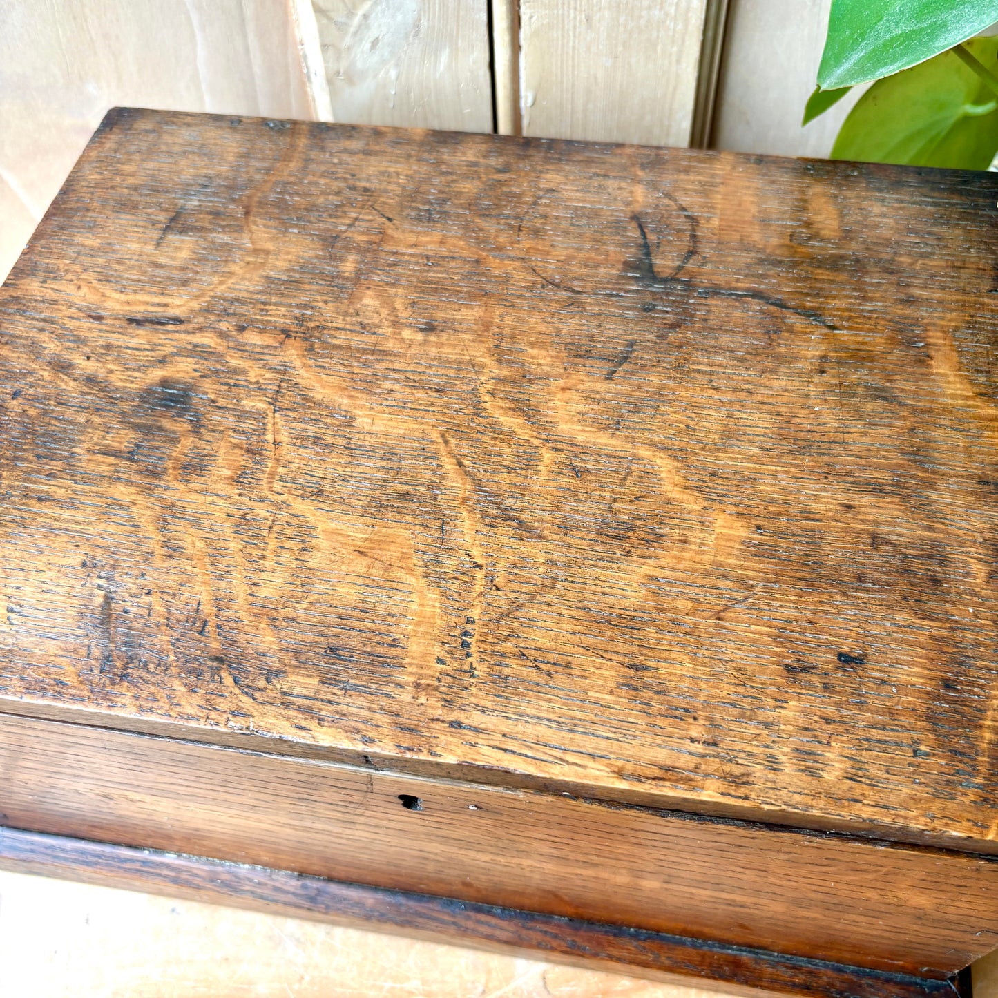 Vintage Oak wooden box