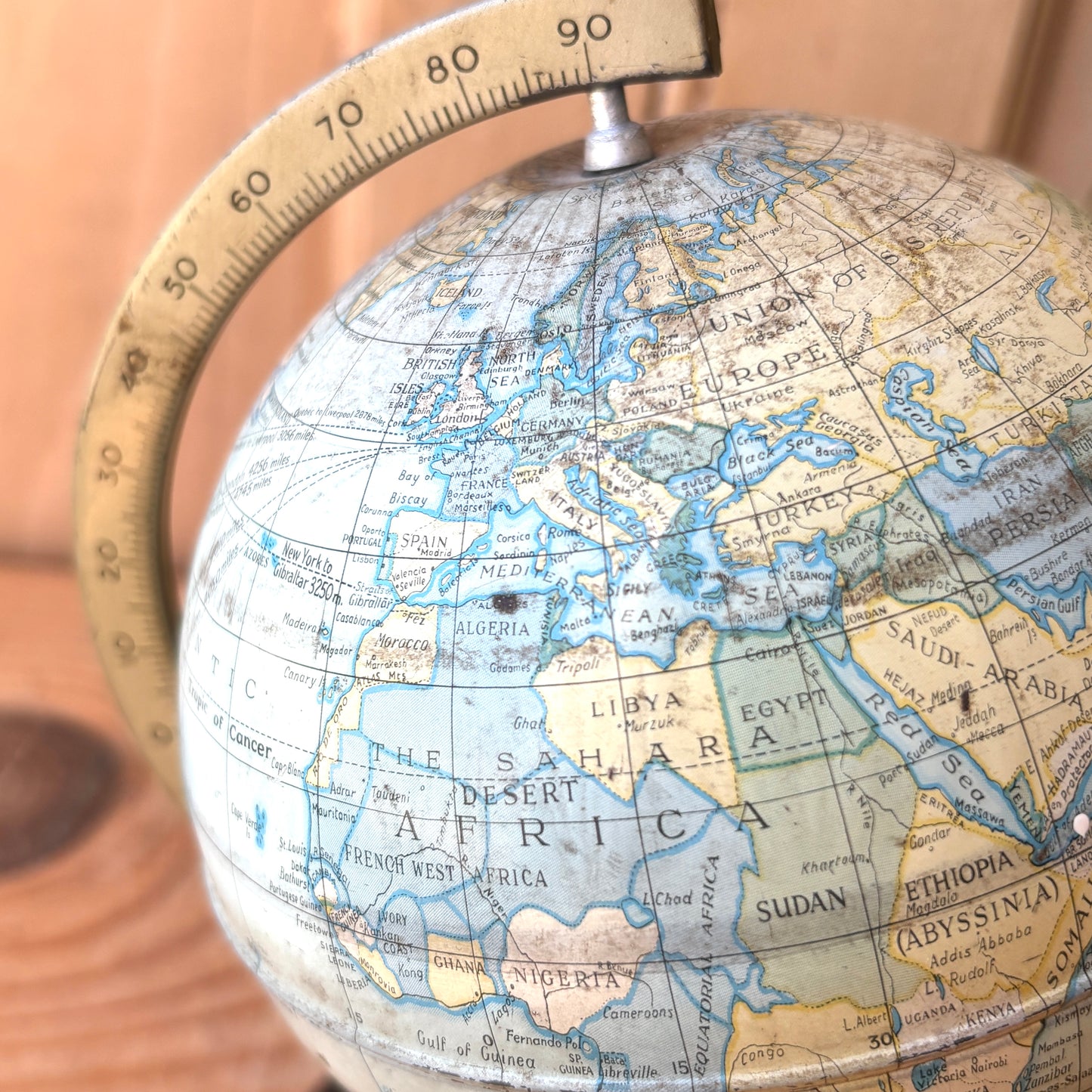 Small Vintage Chad Valley globe