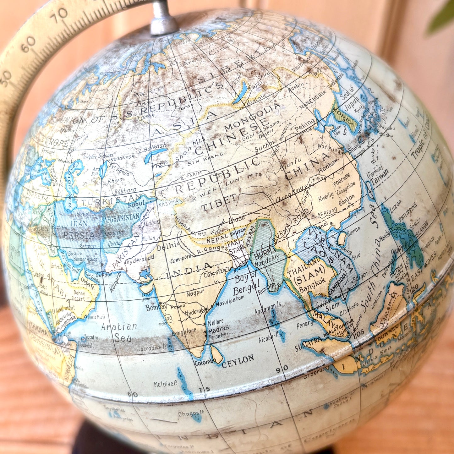 Small Vintage Chad Valley globe