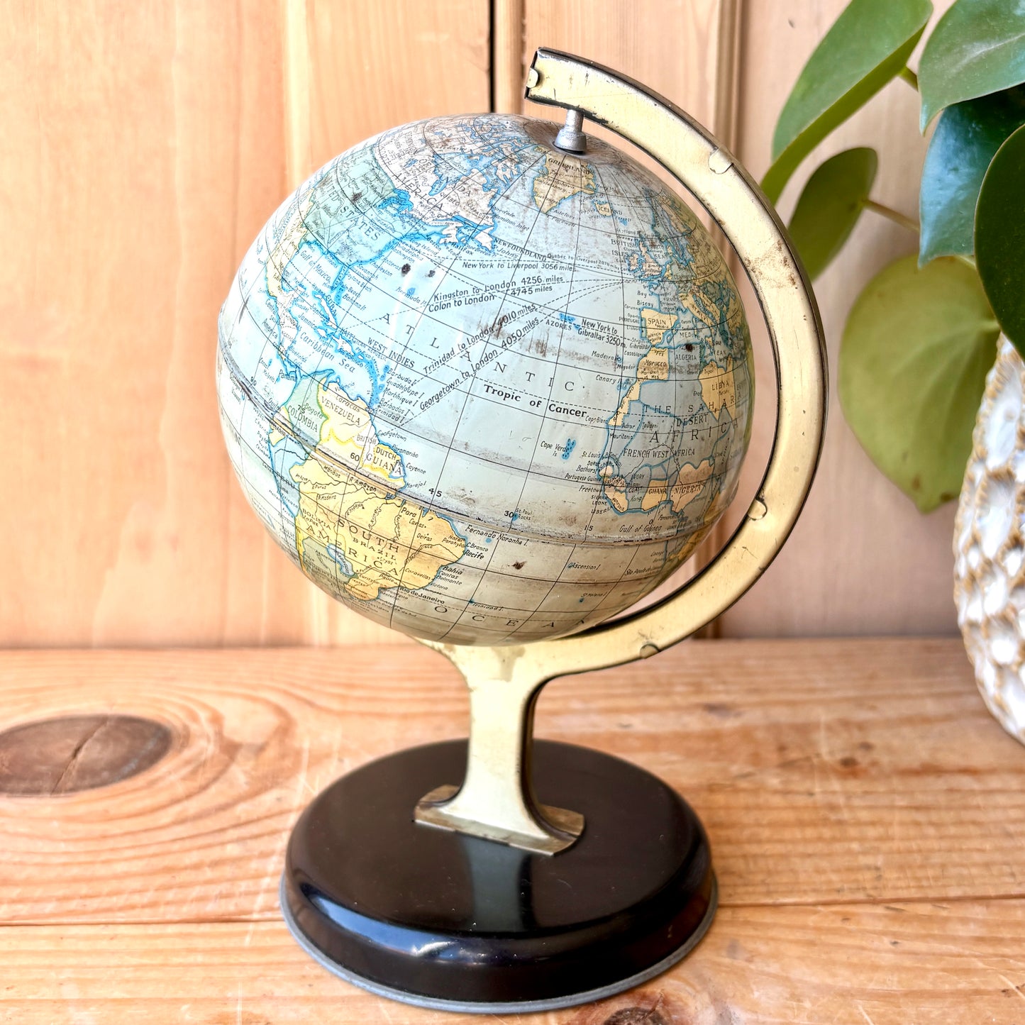 Small Vintage Chad Valley globe