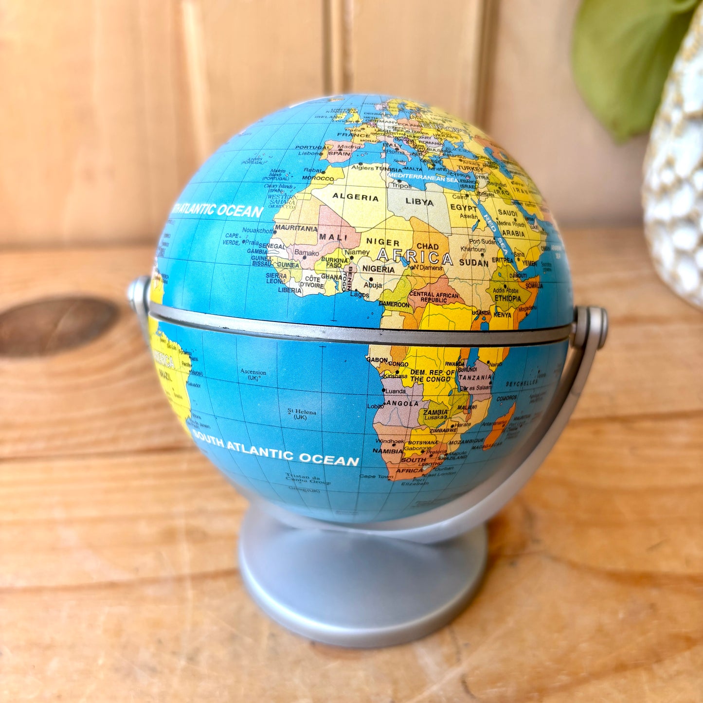 Small Vintage Plastic Globe