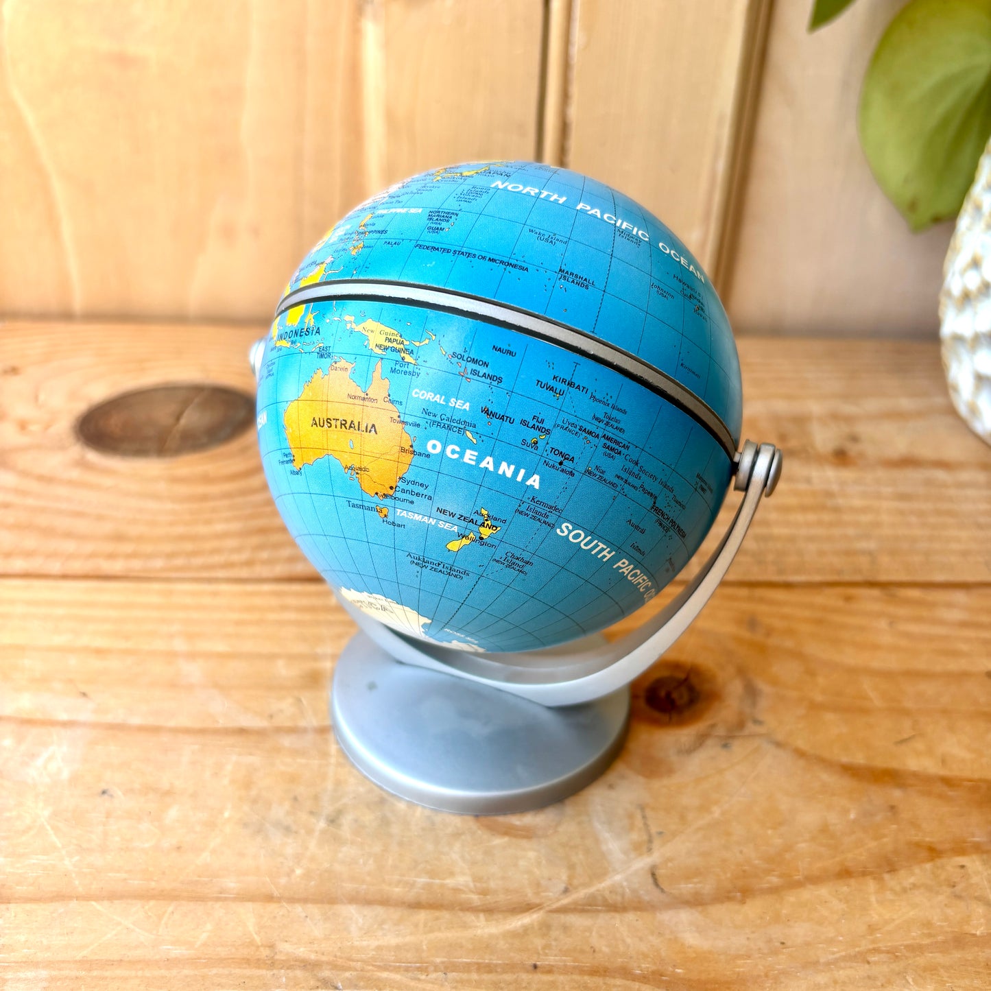 Small Vintage Plastic Globe