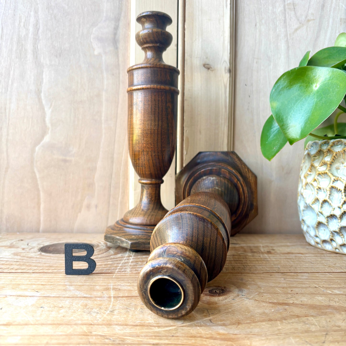 Pair of vintage candlesticks