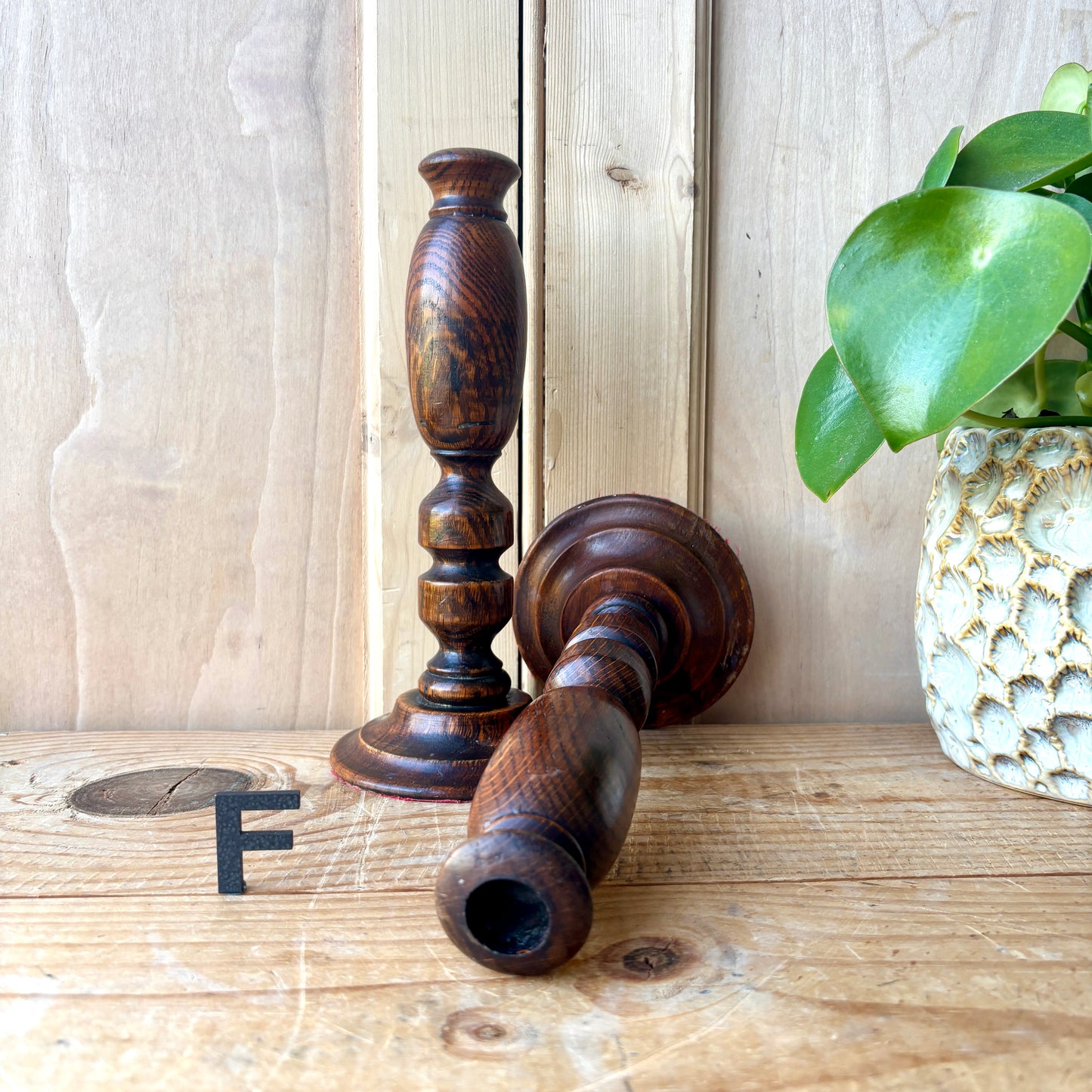 Pair of vintage candlesticks