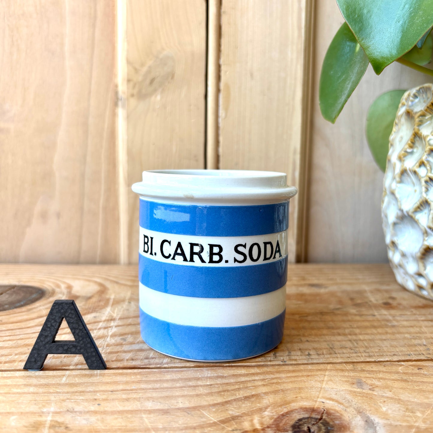 TG Green Blue and White Small Storage Jars