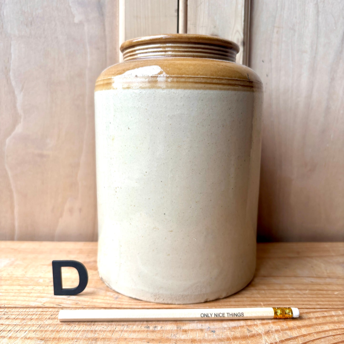 Vintage stoneware jars