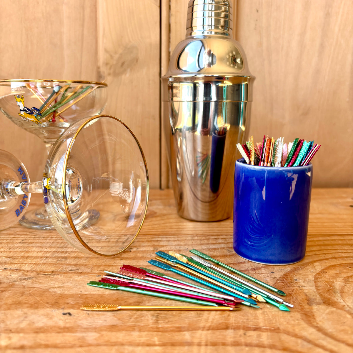 Vintage P&O Cocktail Sticks