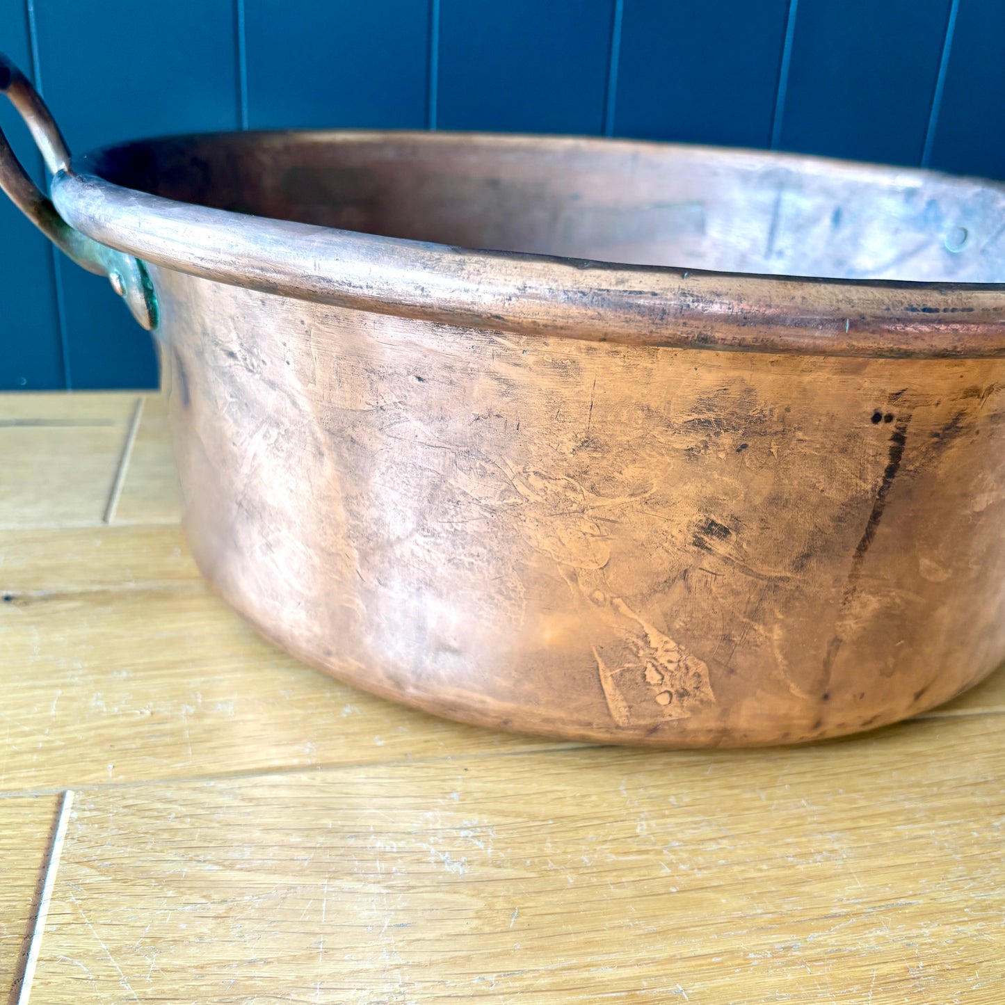 Very Large Antique French Copper Pan