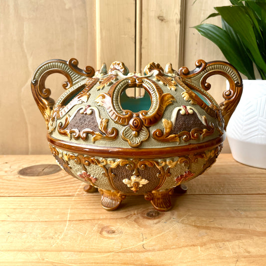 Antique Fine Majolica Centrepiece