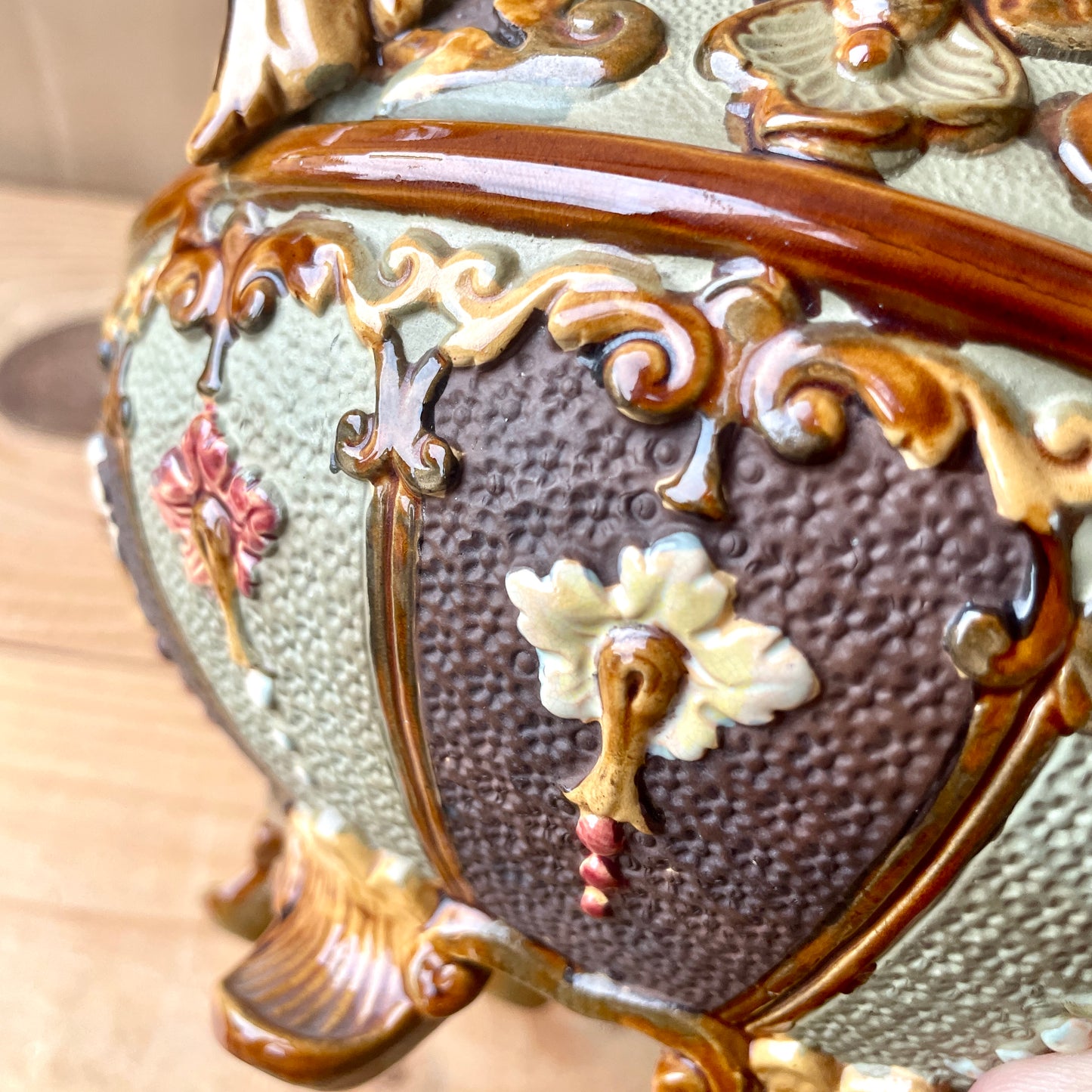 Antique Fine Majolica Centrepiece