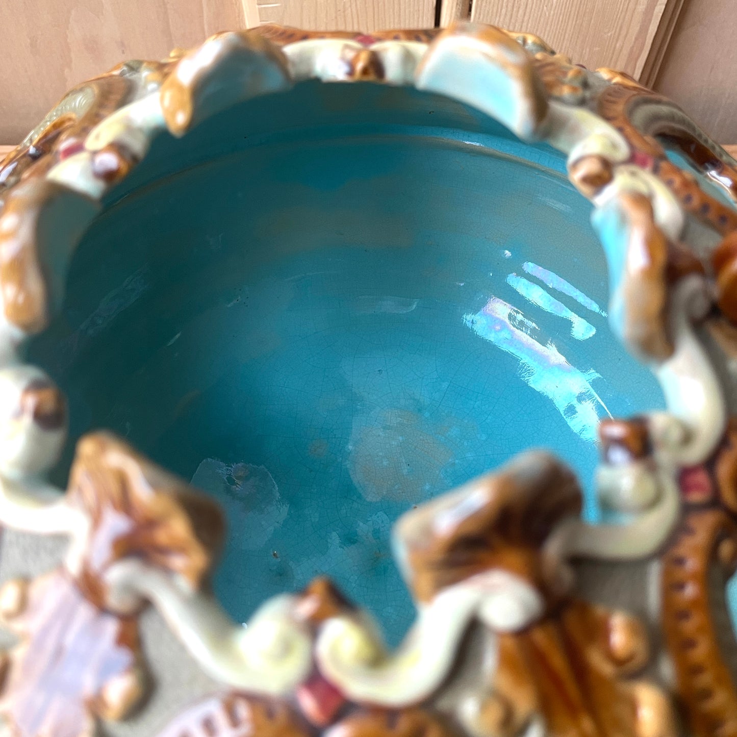 Antique Fine Majolica Centrepiece