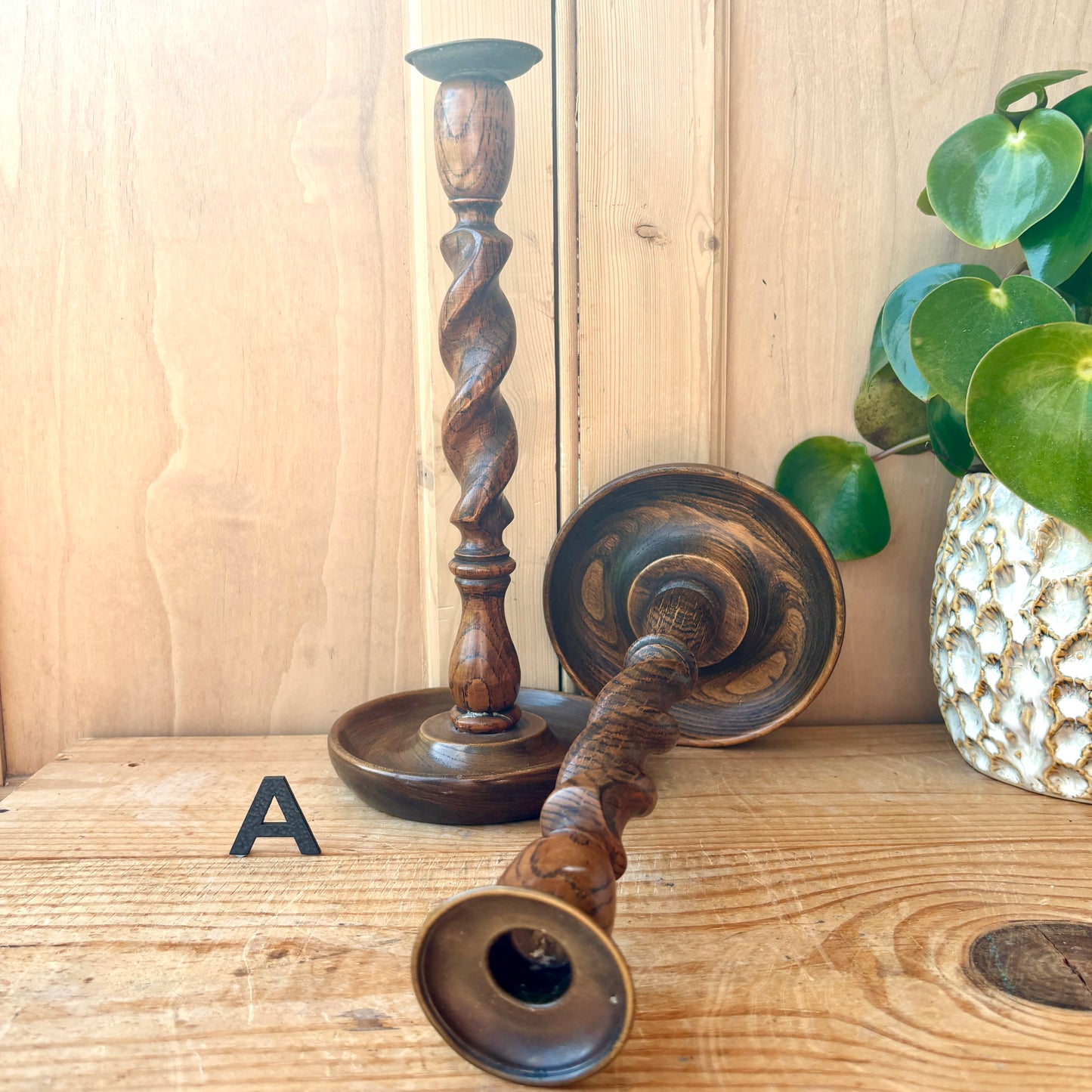 Pair of vintage candlesticks
