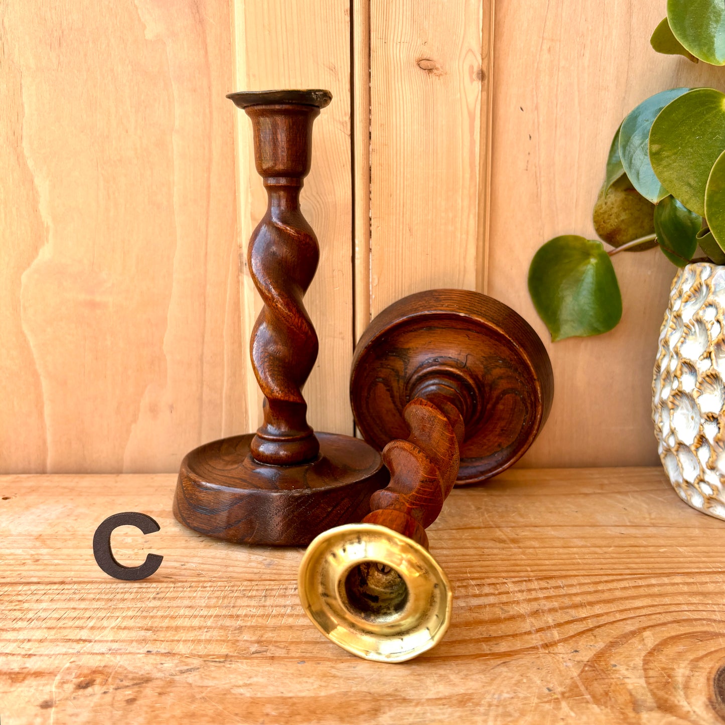 Pair of vintage candlesticks