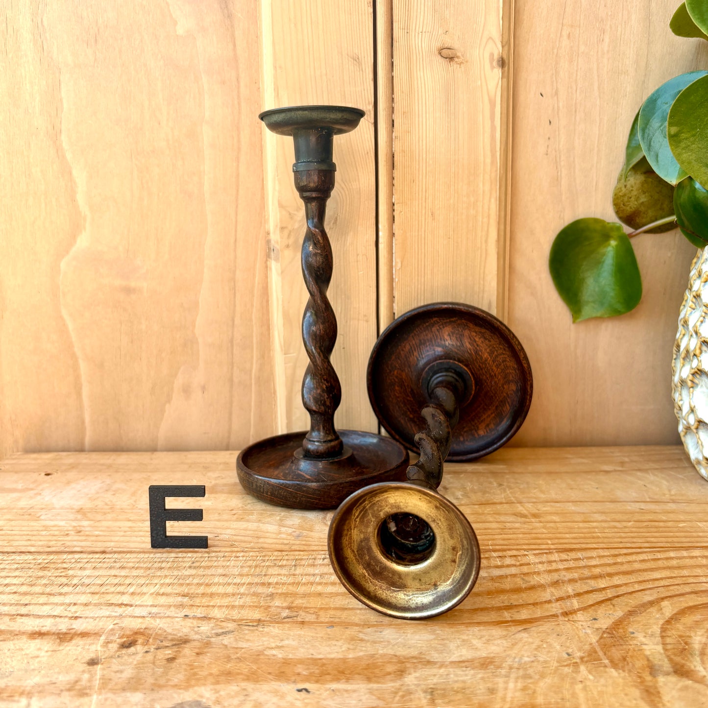 Pair of vintage candlesticks