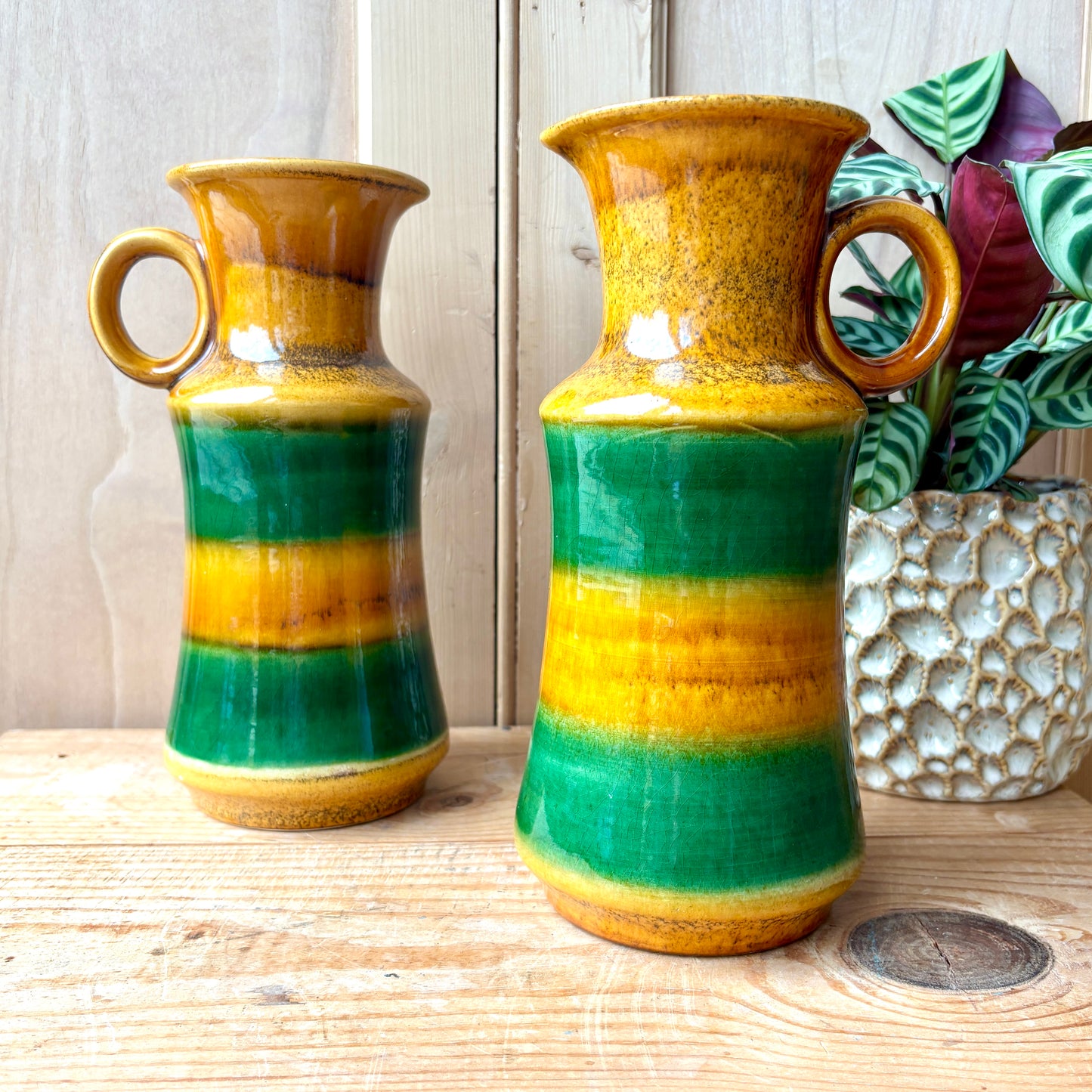 Pair of West German Ubelacker-Keramik Vases