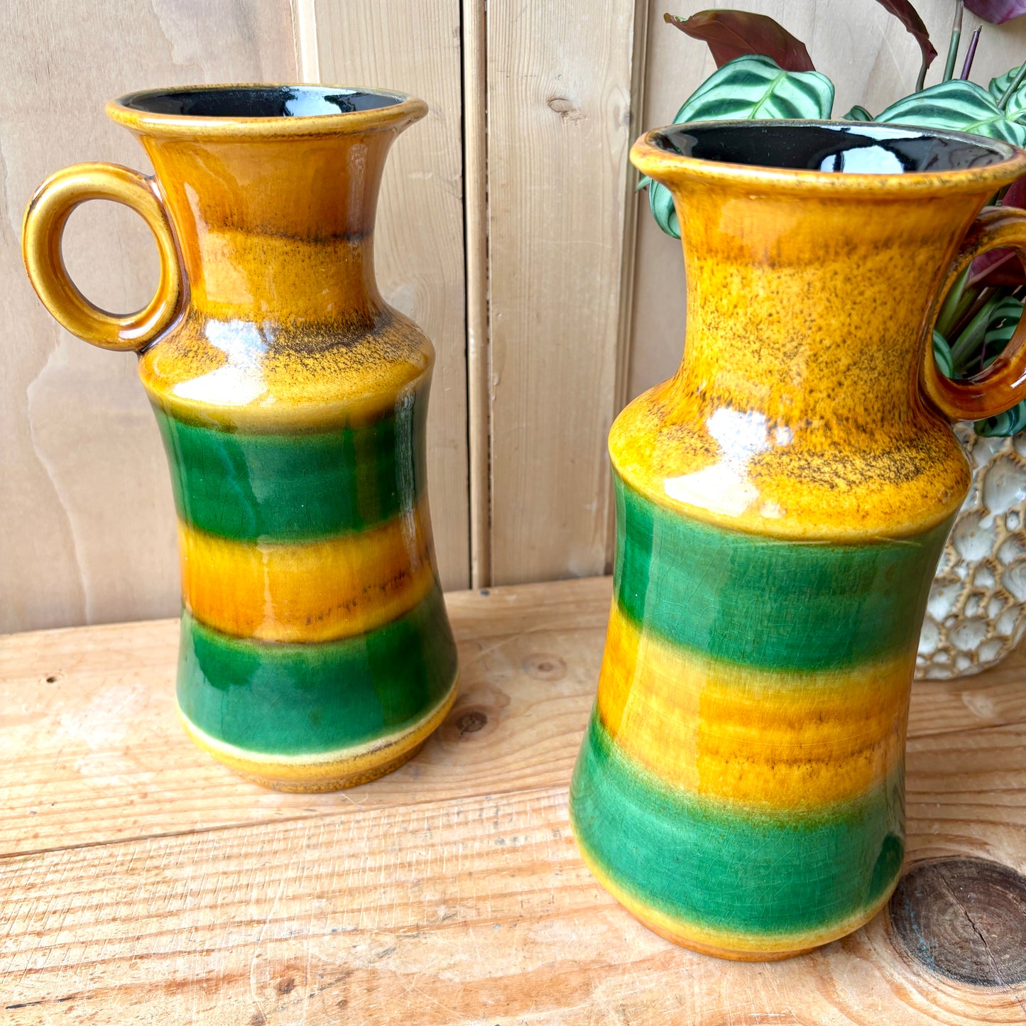 Pair of West German Ubelacker-Keramik Vases