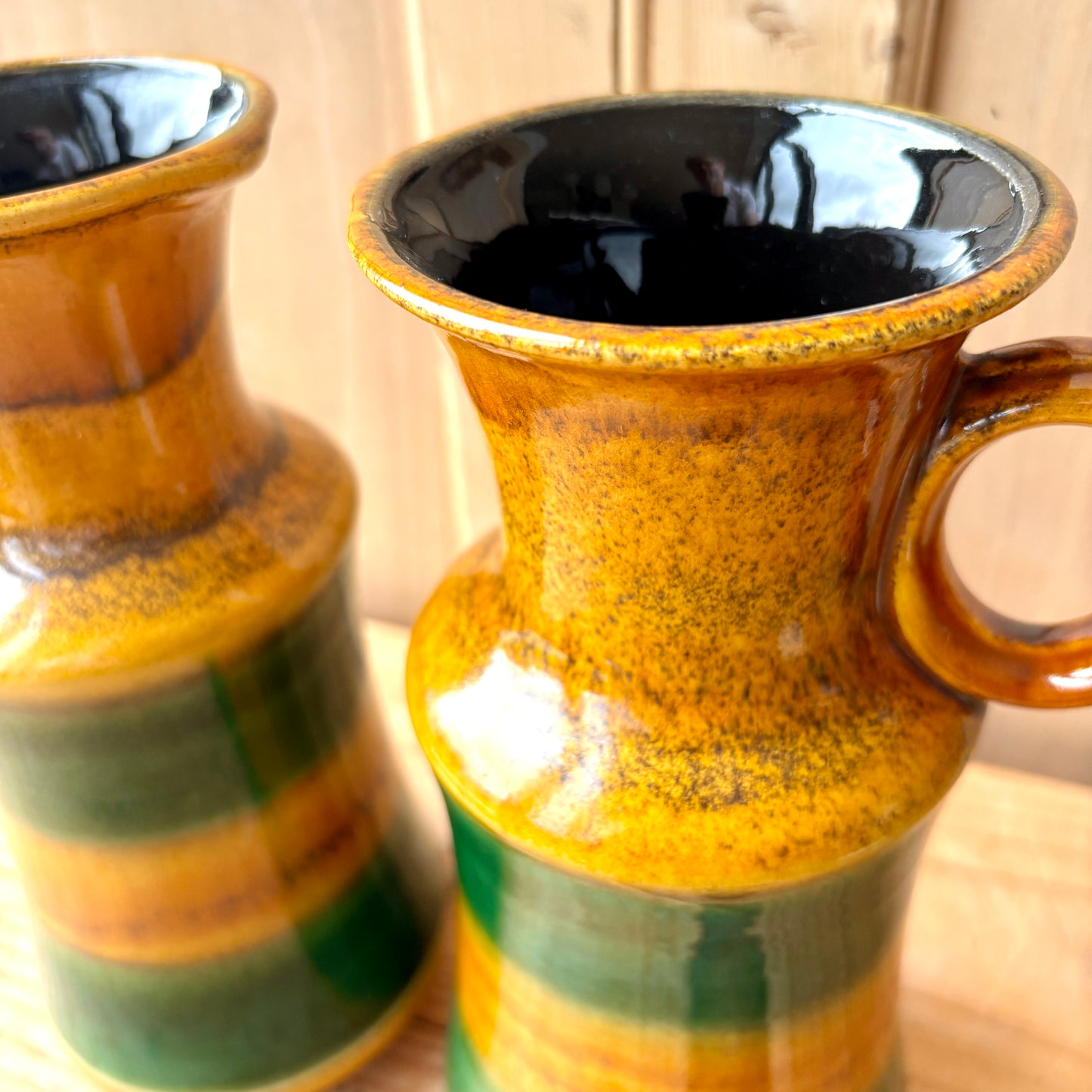 Pair of West German Ubelacker-Keramik Vases
