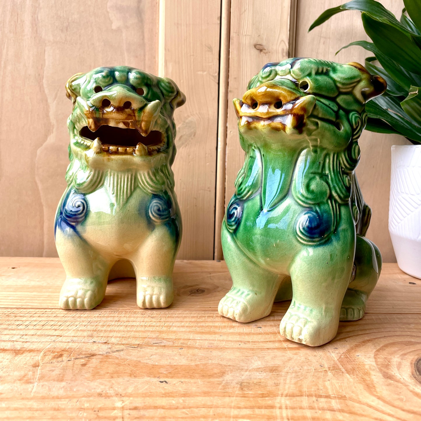 Large Vintage Foo Dogs