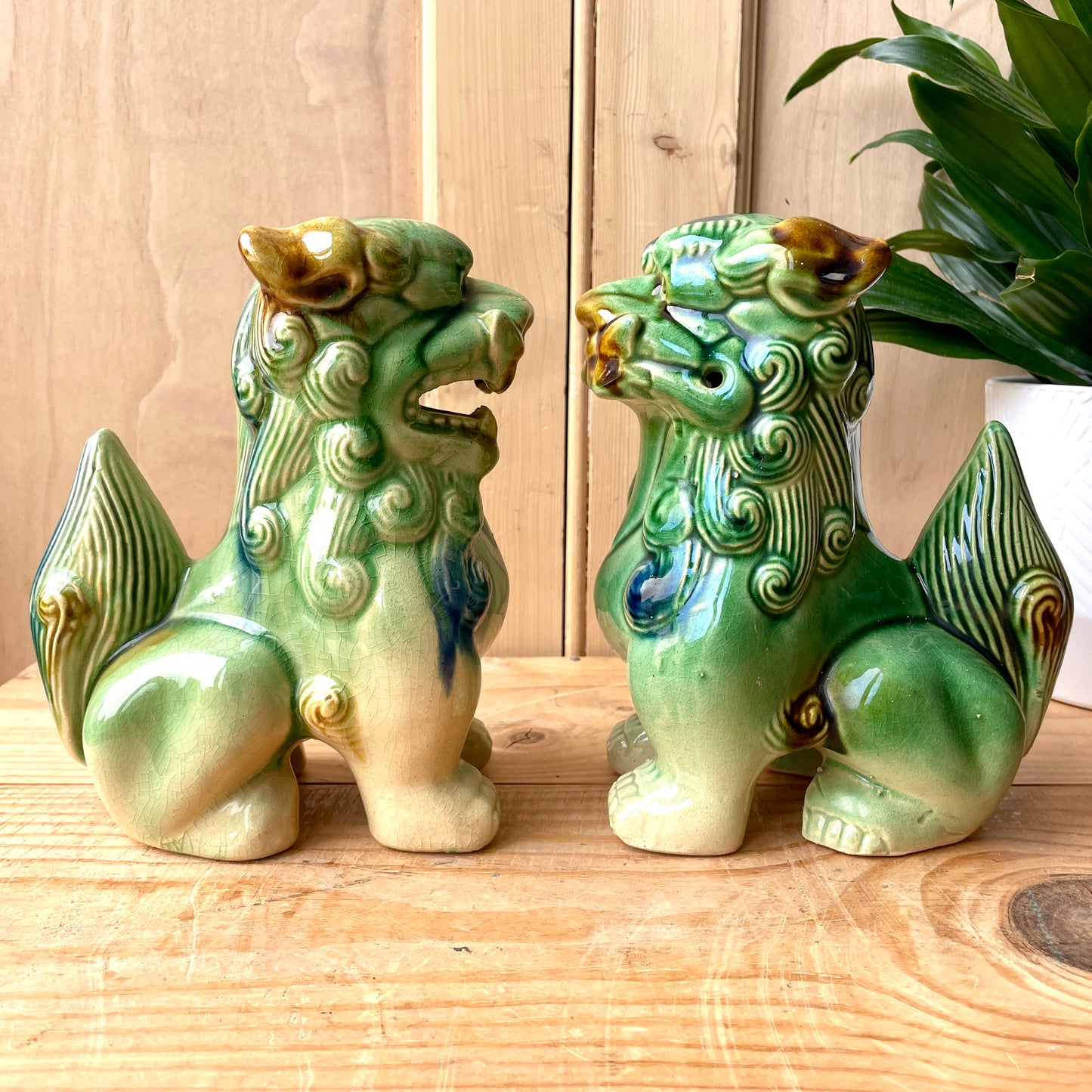 Large Vintage Foo Dogs