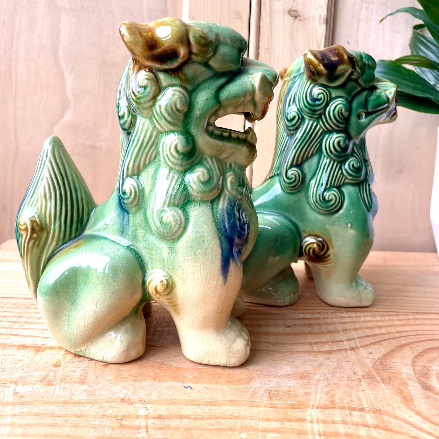 Large Vintage Foo Dogs