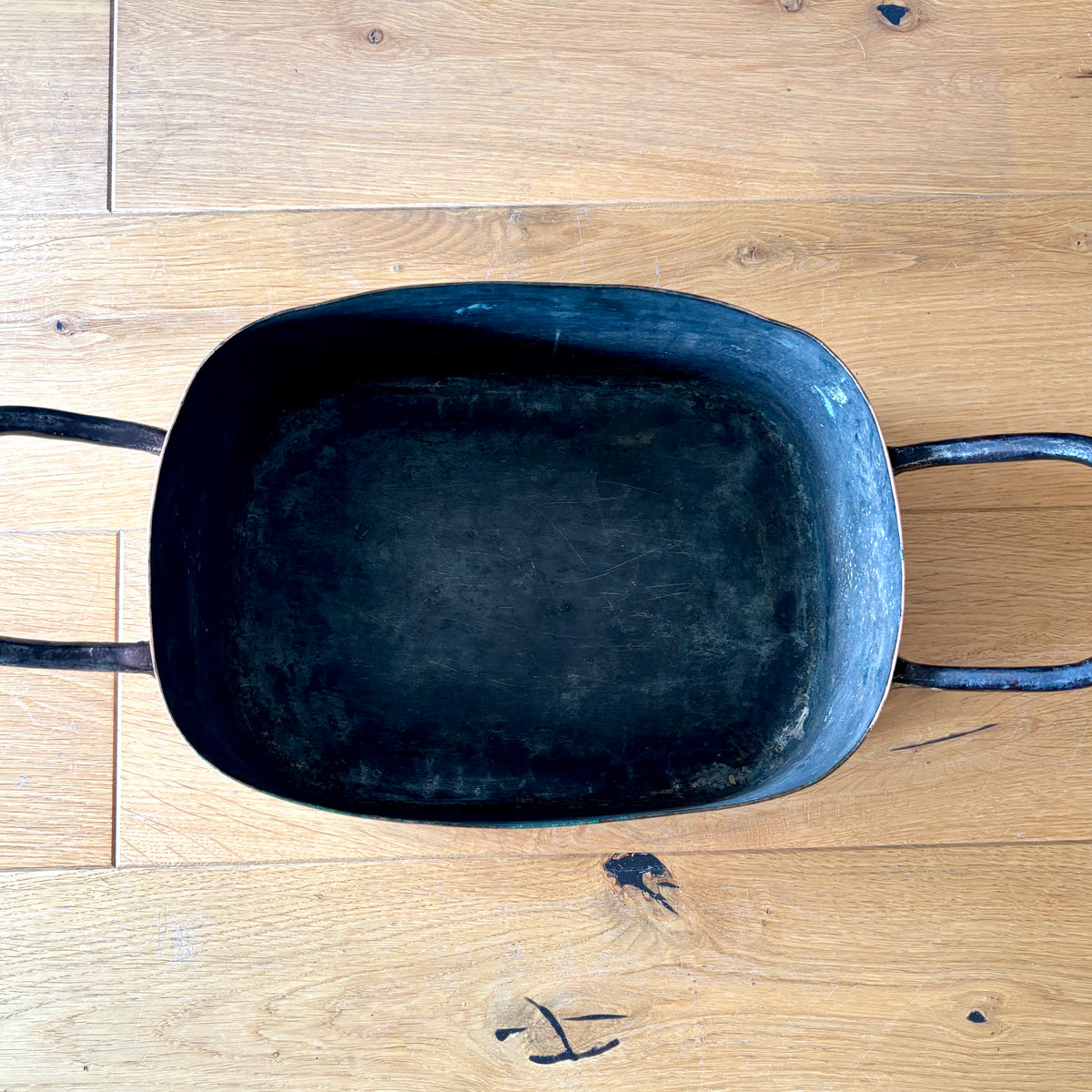 Antique French Copper Daubiere, Copper Pot