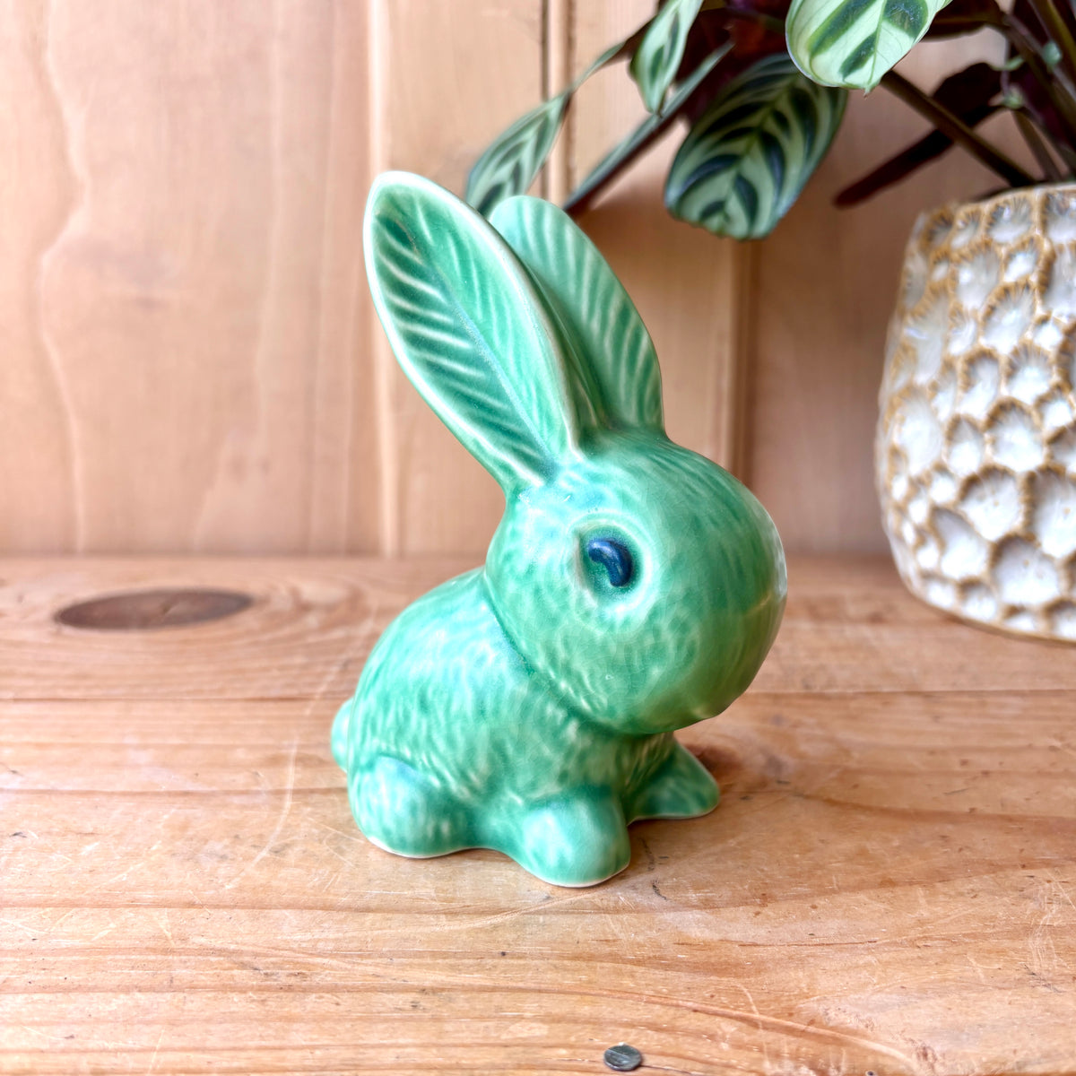 Vintage SylvaC Green Bunny Rabbit model 990