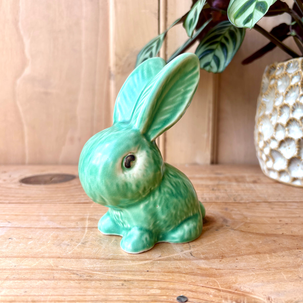 Vintage SylvaC Green Bunny Rabbit model 990