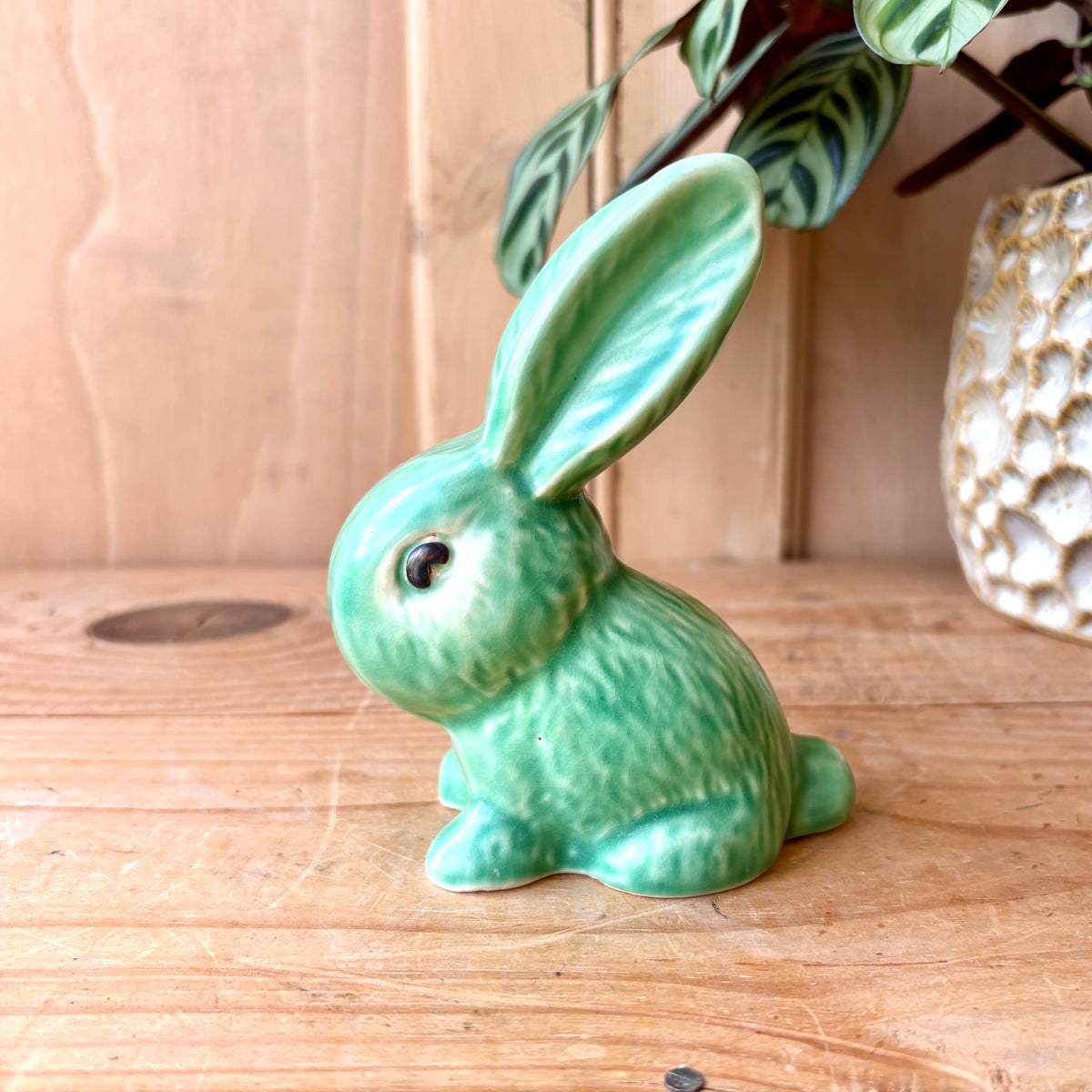 Vintage SylvaC Green Bunny Rabbit model 990