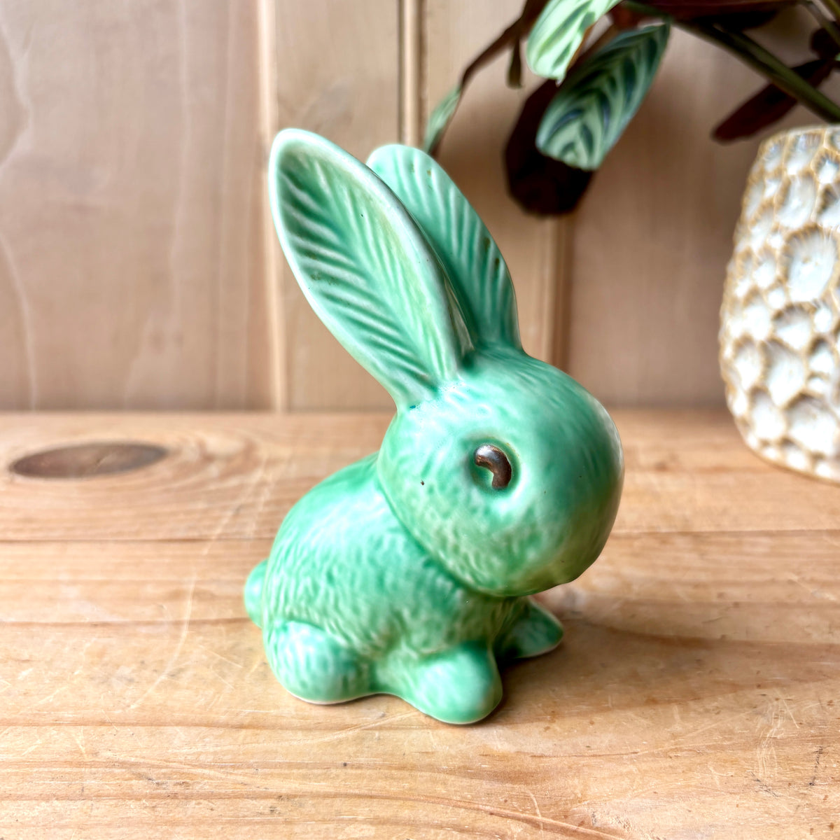 Vintage SylvaC Green Bunny Rabbit model 990