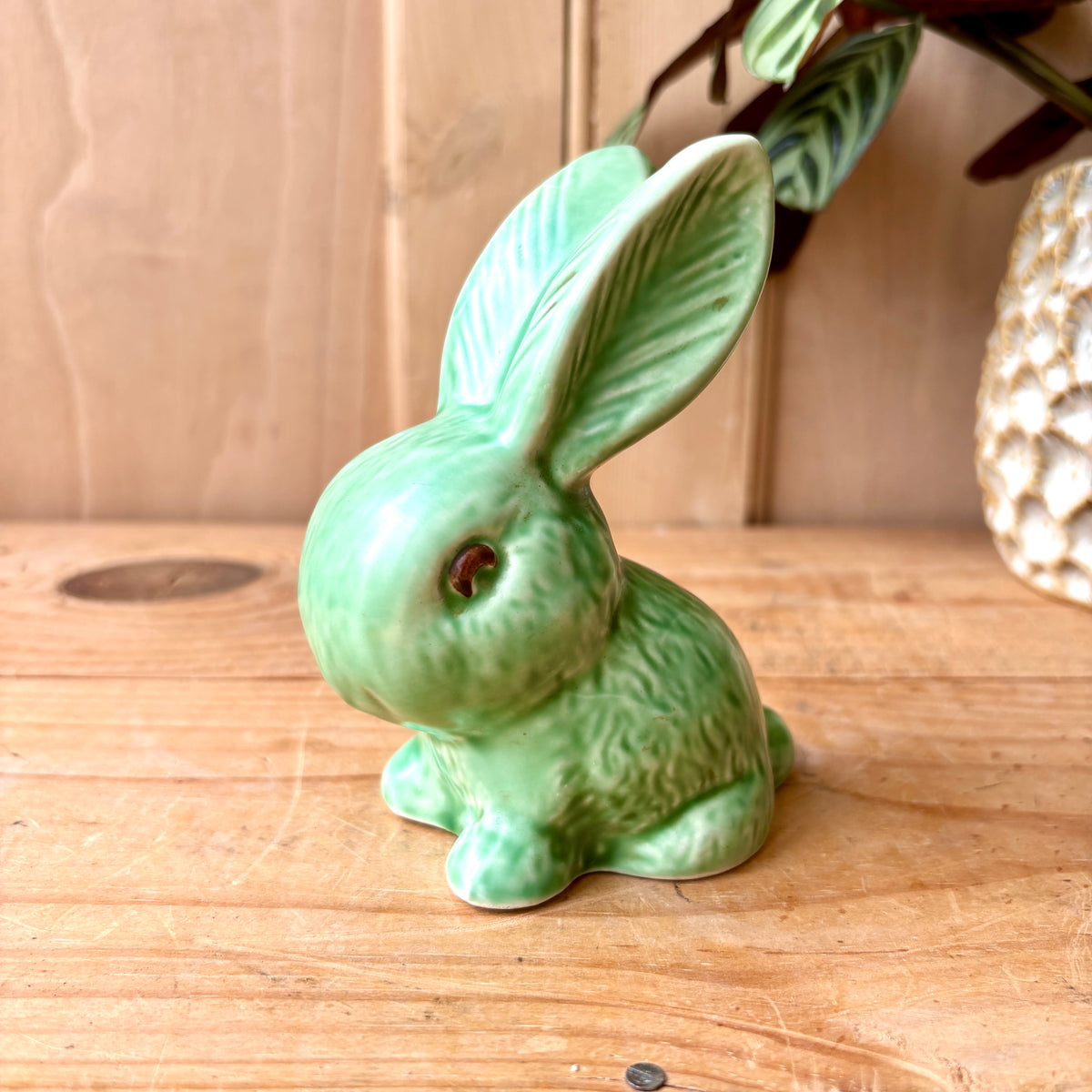 Vintage SylvaC Green Bunny Rabbit model 990