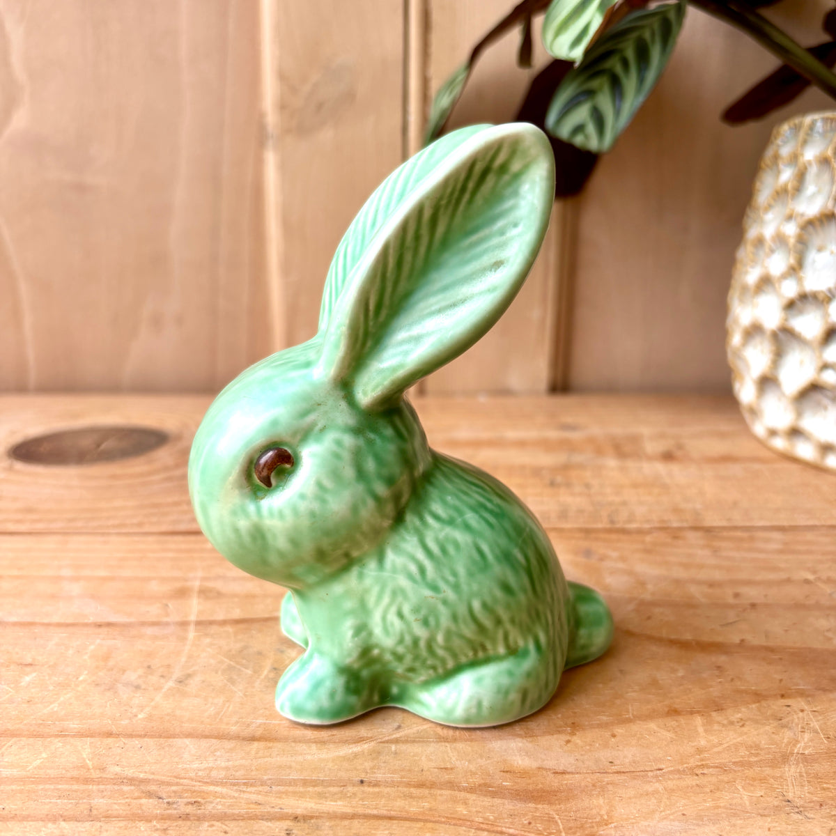 Vintage SylvaC Green Bunny Rabbit model 990