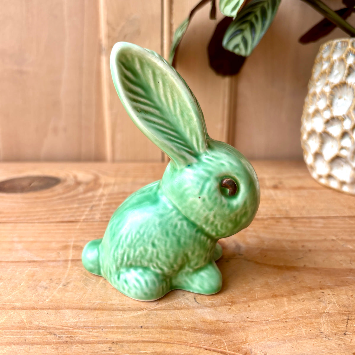 Vintage SylvaC Green Bunny Rabbit model 990