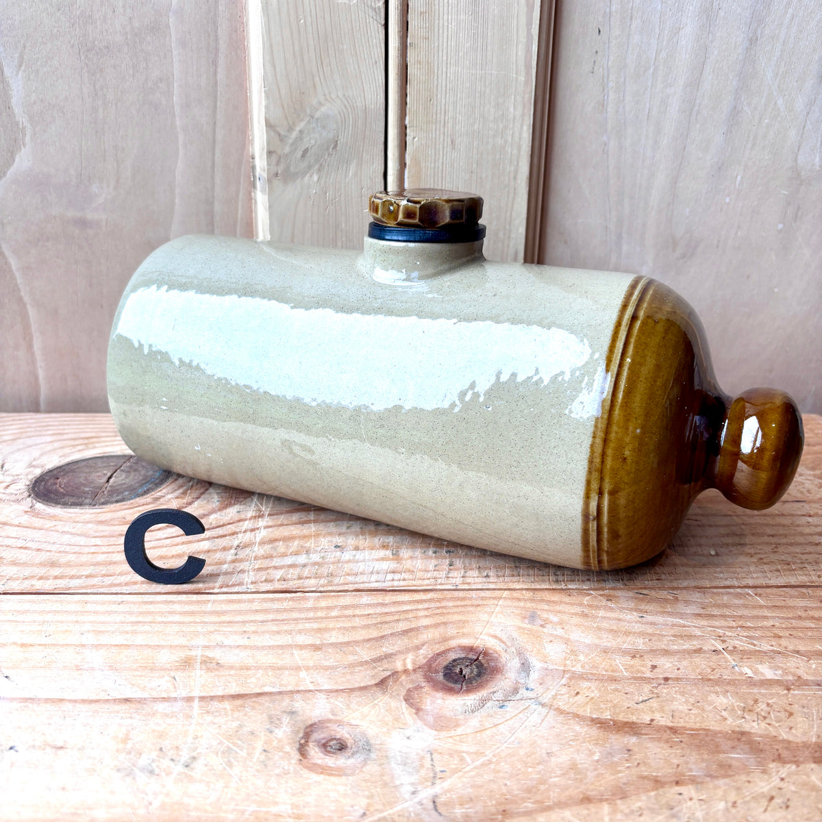 Vintage stone hot water bottle
