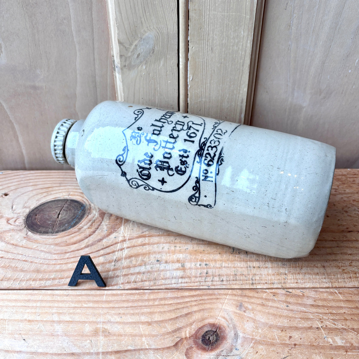Vintage stone hot water bottle