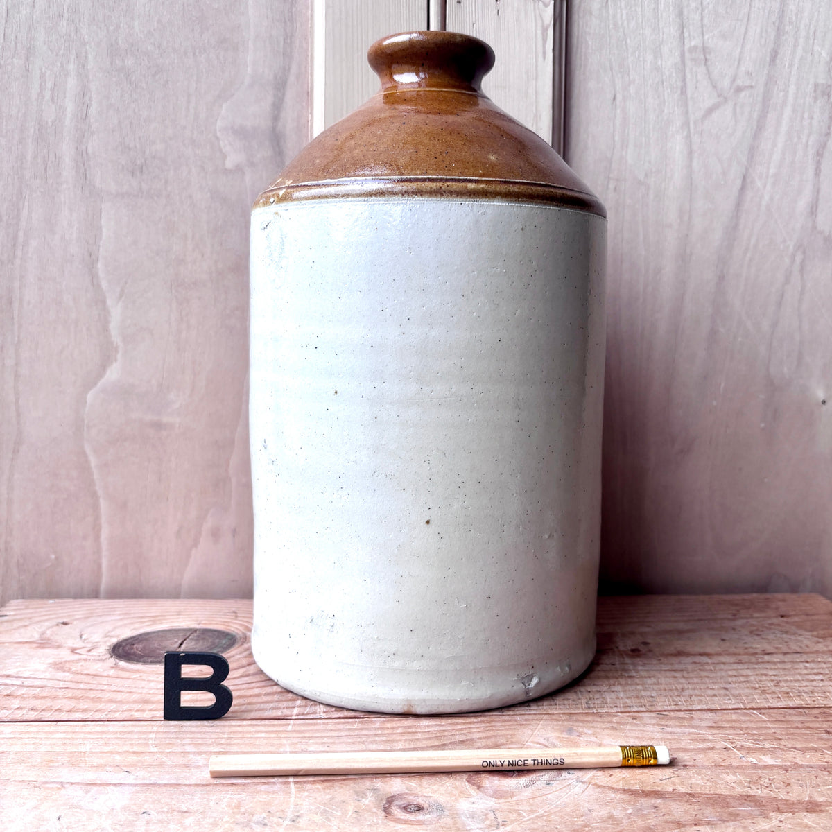 Vintage stoneware flagons