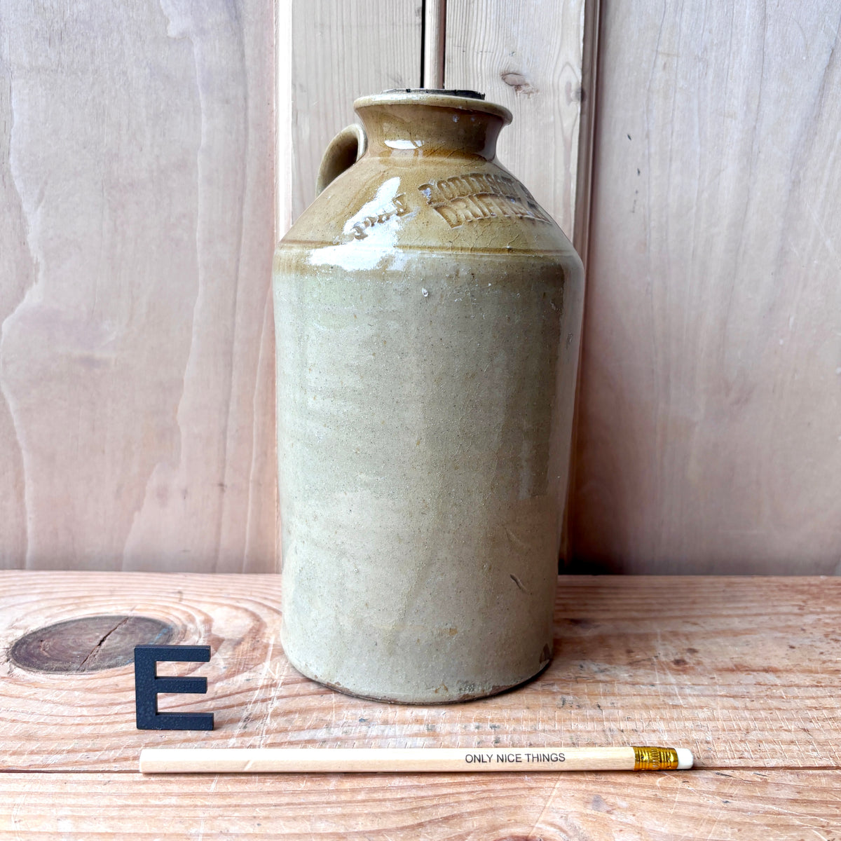 Vintage stoneware flagons