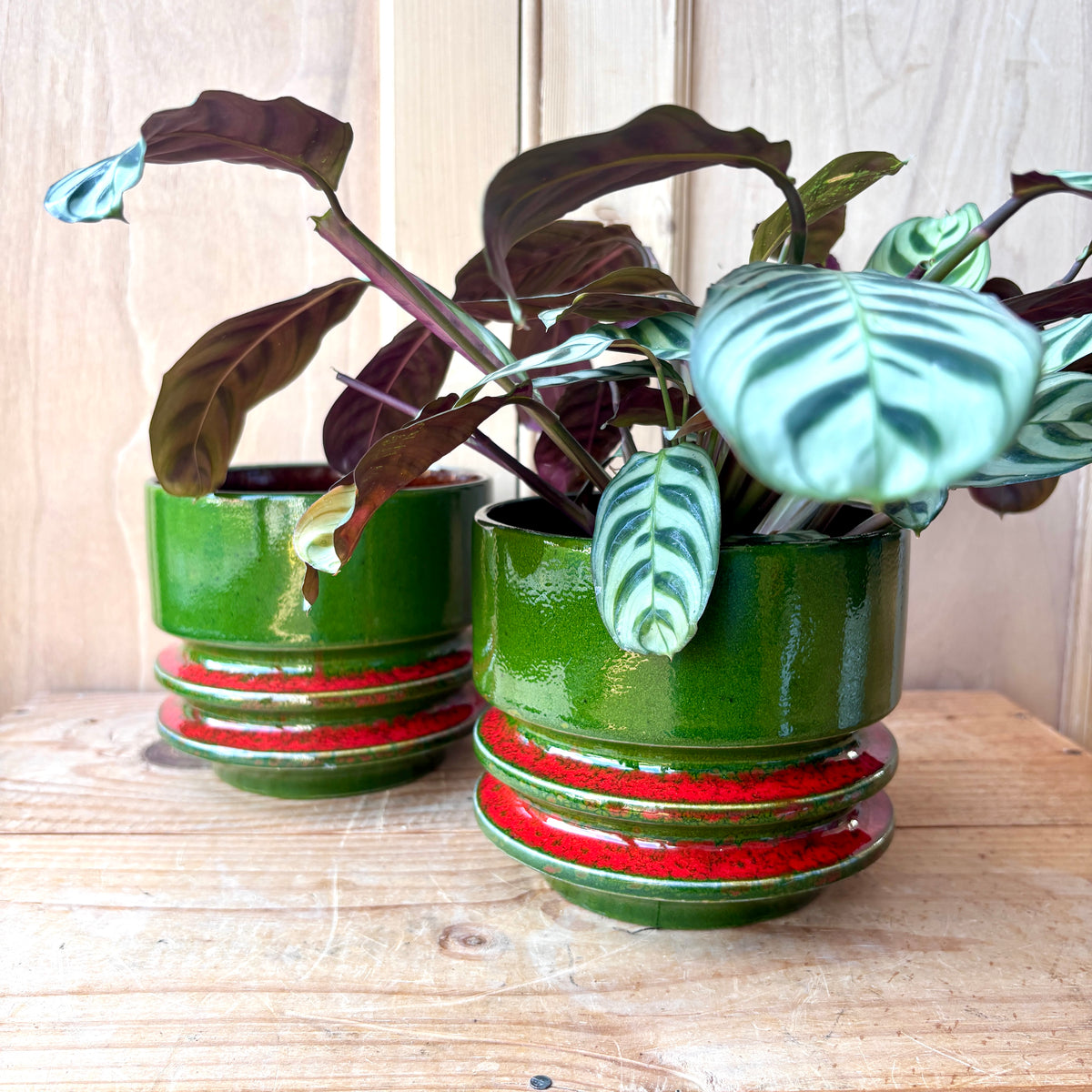 Pair of West German Fohr Keramik Planters