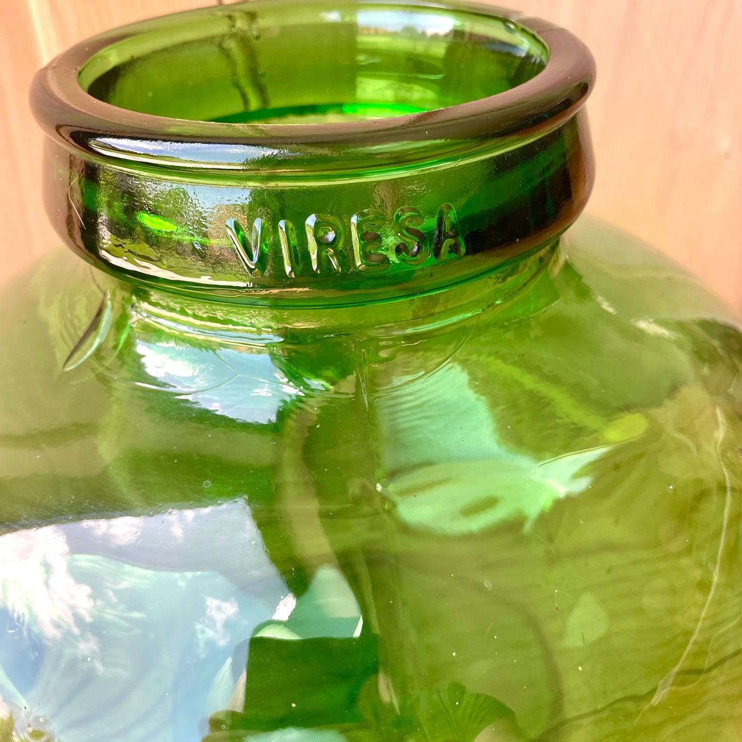 Vintage Rare Glass Carboy