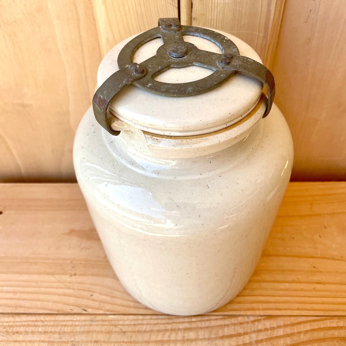 Set of Three Antique Doulton Lambeth Sample/Acid Jars