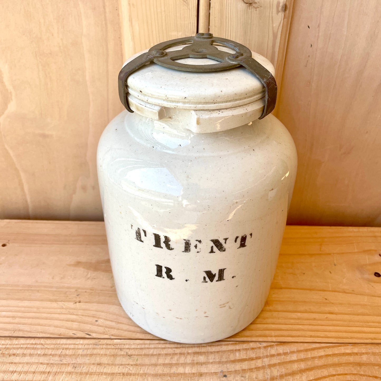 Set of Three Antique Doulton Lambeth Sample/Acid Jars