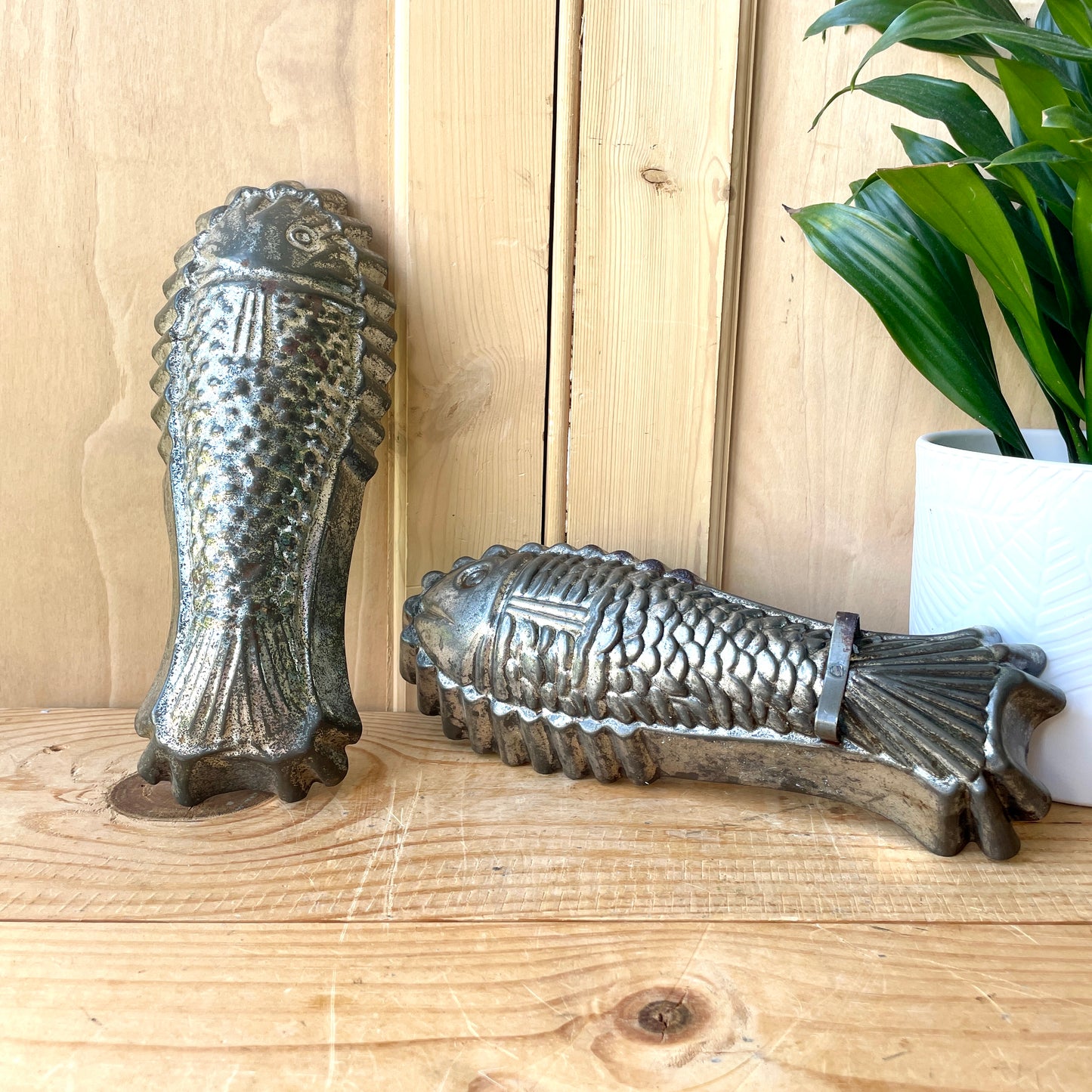 Vintage French Fish Terrine Moulds