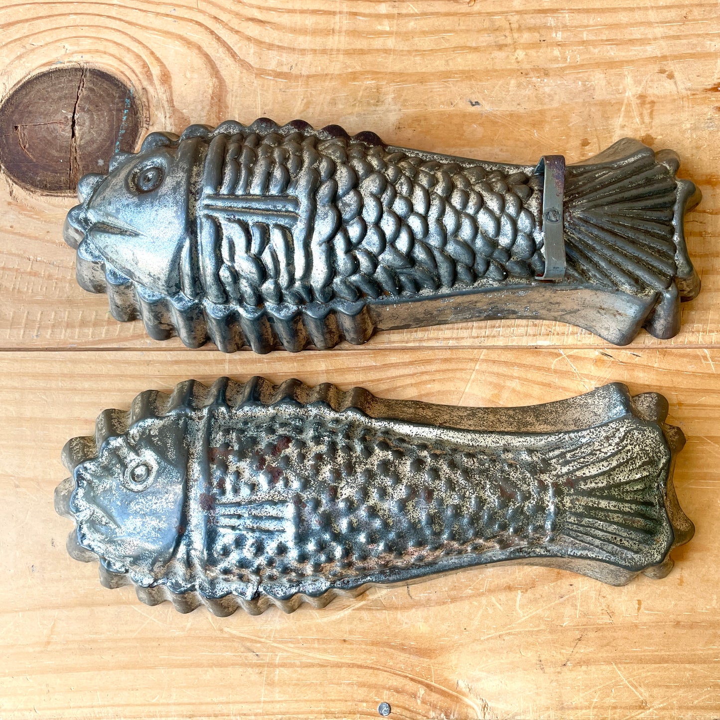 Vintage French Fish Terrine Moulds