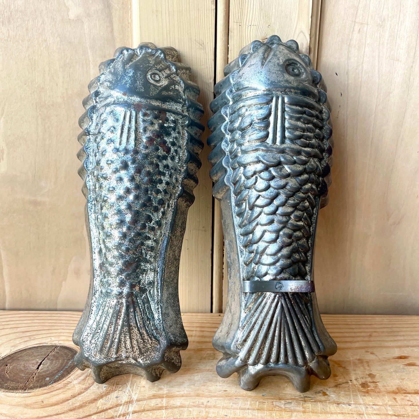 Vintage French Fish Terrine Moulds