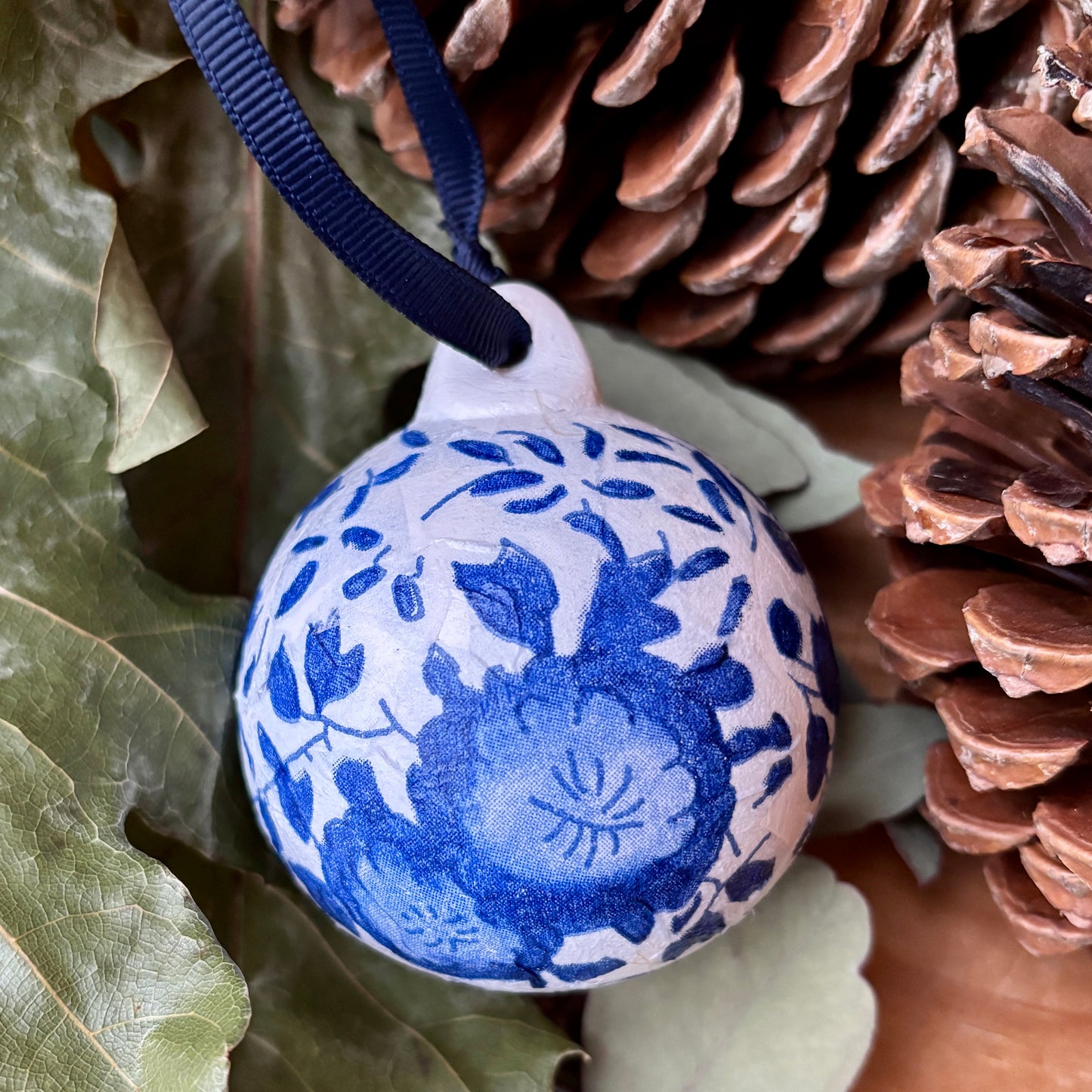 Hand Decorated Decoupage Bauble