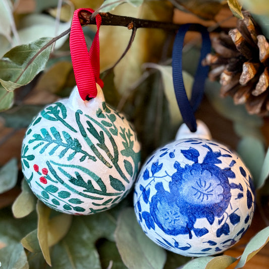 Hand Decorated Decoupage Bauble